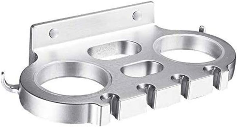 Bathroom Holder Organizer Shelf Rack Stand Wall Mounted Hanging with Space Aluminum (with Toothbrush Holder)