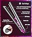 PRITECH Ceramic Hair Iron (TA-2340), 1 inch, Hair Straightener and Curling Iron, Adjustable Temperature, Fast Heat Up, Auto Shut-Off, Dual Voltage, Safety Lock, 450°F