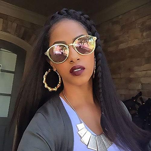 Hair Clip in Hair Extensions Kinky Straight Yaki Straight Kinky Curly Wave Hair Natural Black Color 16 Inch for African American Beauty 10"-24" 7 Pcs16 Clips (120g 16", Natural Black)