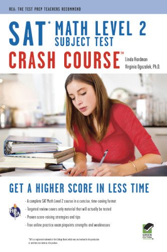 SAT Math Level 2 Subject Test: Crash Course: Amazon.co.uk: Hardman ...