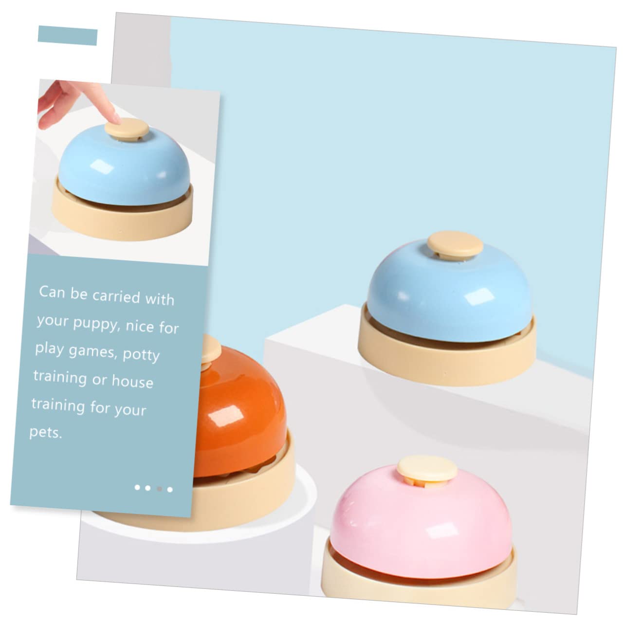 Didiseaon 3sets Dog Potty Training Bell Interactive Toys for Dogs Pet Training Bell Door Sturdy and Durable 2pcs*3