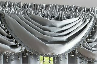 Bridget Crushed Satin Beaded Valance in Pakistan