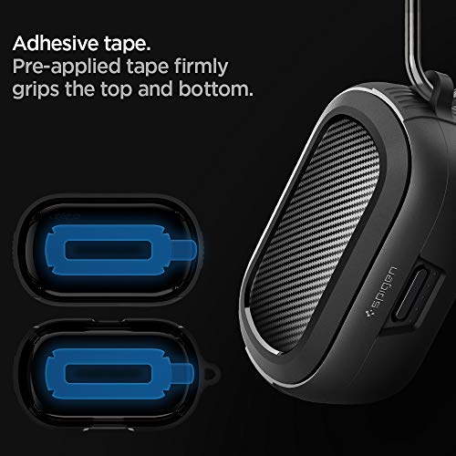 Spigen Rugged Armor Ontworpen voor Bose QuietComfort Earbuds Hoesjes Case Cover (2020) - Mat Zwart - Image 8