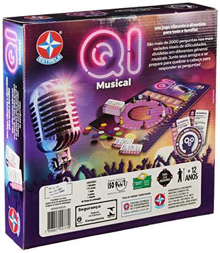 QI MUSICAL, Brinquedos Estrela, Multicor