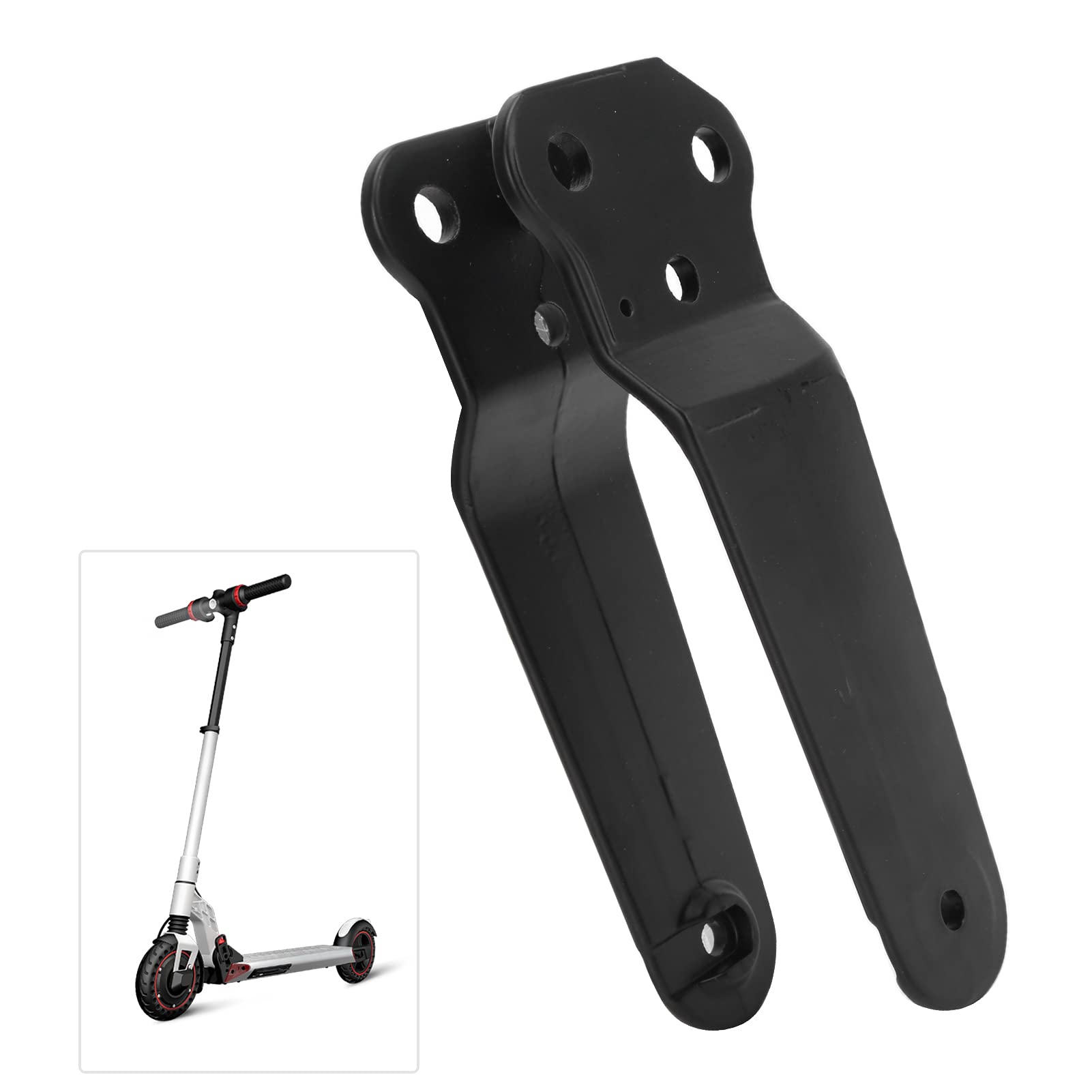 Topyond Rear Fork Replacement, 8 Inch Electric Scooter Rear Fork, Aluminium Alloy Scooter Fork, Back Rear Fork Support Stand for KUGOO Electric Scooter