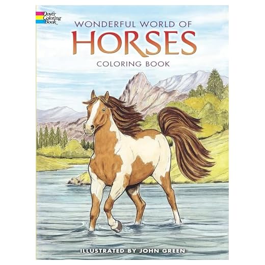 Wonderful World of Horses Coloring Book (Dover Nature Coloring Book)