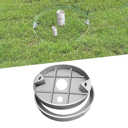 Tapa de acero inoxidable para bomba de sumidero empotrada con doble abertura transitables 2