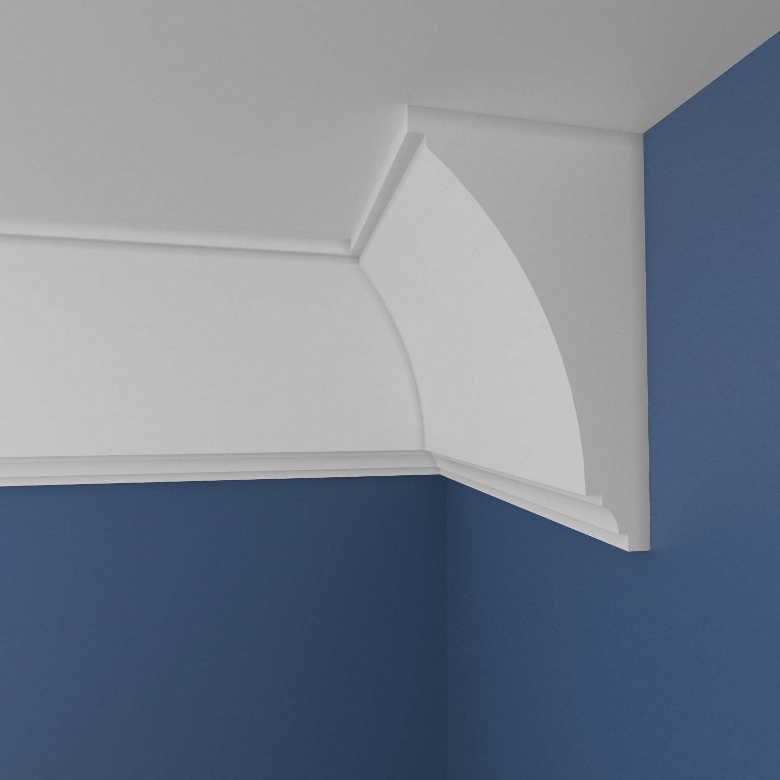 WOLDECOR XPS Cornice Coving – Decorative Coving Moulding for Ceilings, Lightweight Paintable Ceiling Coving Trim, Easy DIY Installation, Durable and Moisture Resistant (WS30, 10 Meters) — image 1