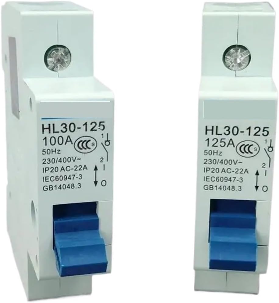 HL30 One Pole Main Isolating Switch 100A 125A 1Pcs(100A)