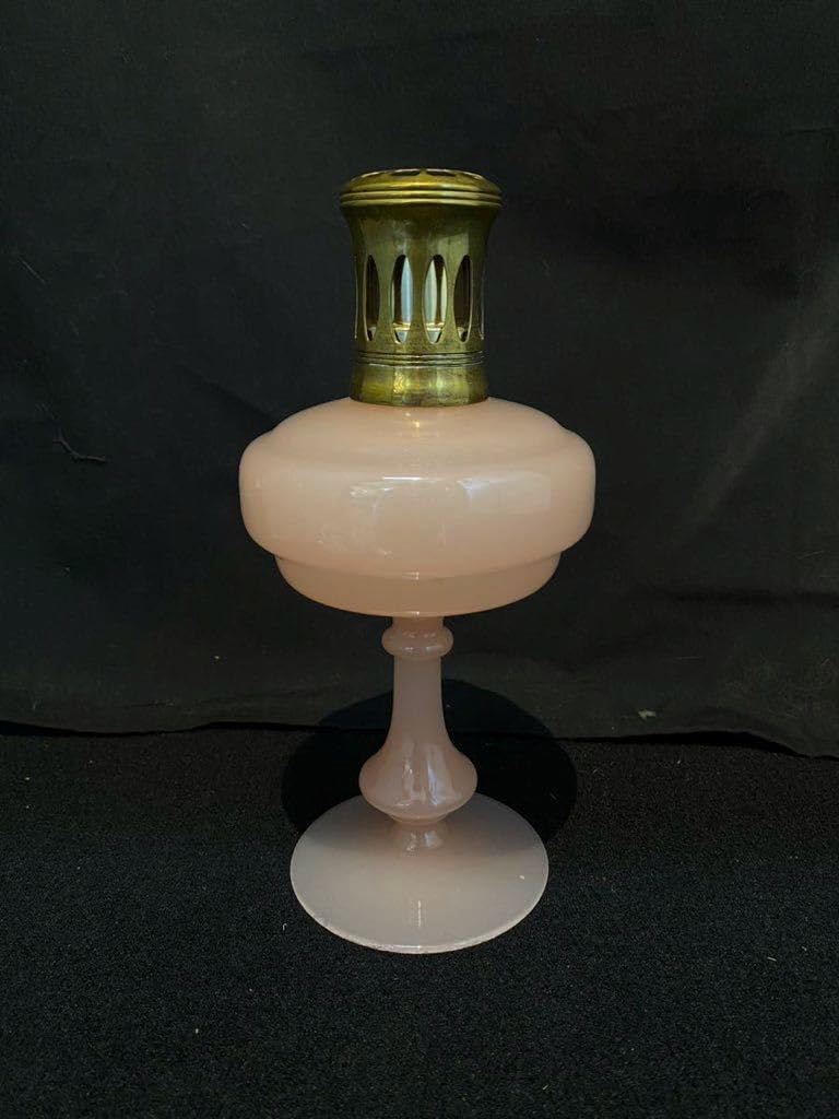 アンティーク ランプベルジェ フランス製 ピンク