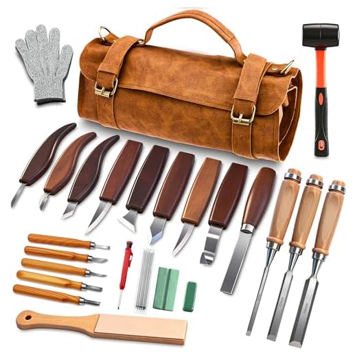 SakerNeo Deluxe 25-Piece Wood Carving Kit
