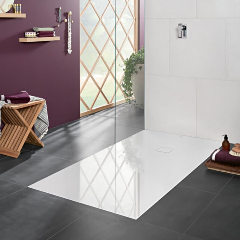 Receveur 100 x 80 VILLEROY ET BOCH Planeo acrylique rectangle blanc