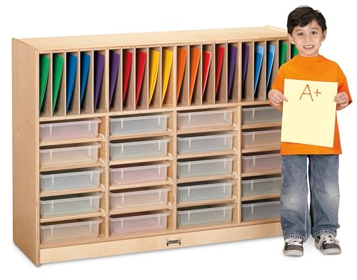 Jonti-Craft 78240JC Homework Station with Clear Bins