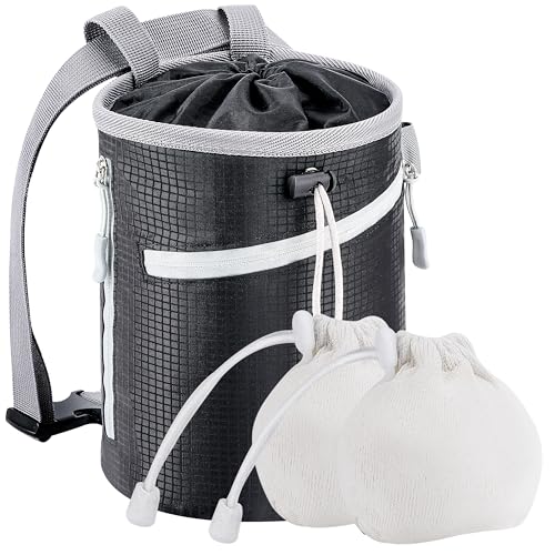 Bolsa de tiza para escalada sin caídas: bola de tiza de 2.3 onzas contra el sudor
