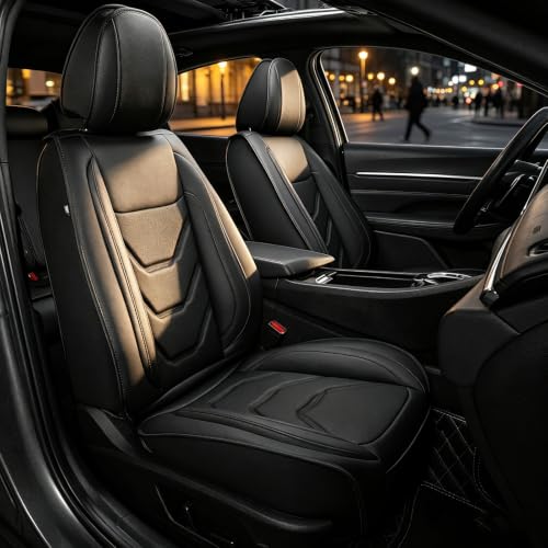JIAMAOXIN Seat Covers Custom for Hyundai Sonata 2021-2025 2026: Leather