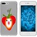 Produktbild PhoneNatic Case kompatibel mit Apple iPhone 8 Plus Silikon-Hülle Sommer Erdbeere M4