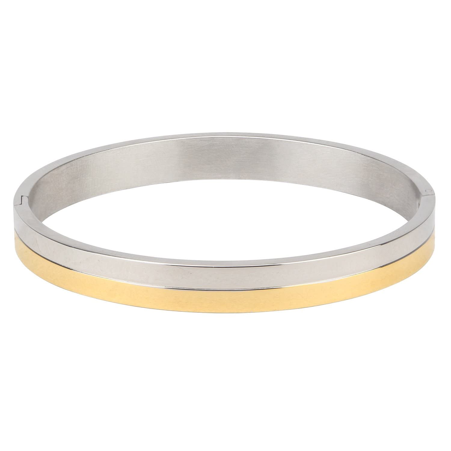 See full amazon price history chart for El Regalo 1 PC Titanium Stainless Steel Golden- Silver Dual Tone Openable Bracelet Bangle for Girls & Women El Regalo 1 PC Titanium Stainless Steel Golden- Silver Dual Tone Openable Bracelet Bangle for Girls & Women (B0BHR3HQCF) Amazon Price History, Amazon Price Tracker