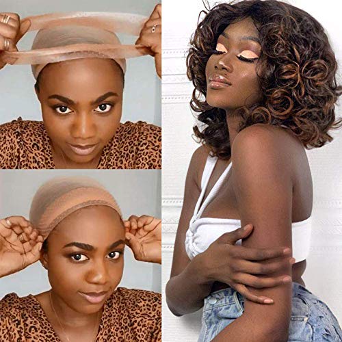 Wig Grip Band Transparent Silicone Wig Band Adjustable Wig Comfort Band Dark Brown