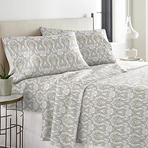 Pointehaven Flannel 170 Gsm Sheet Set,Twin Paisley #TOP1