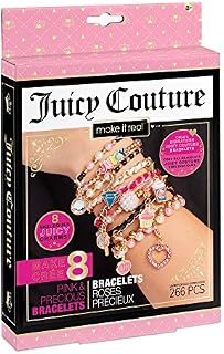 Make It Real Juicy Couture Bracelet Making Kit - Pink and Precious - Gifts for Girls