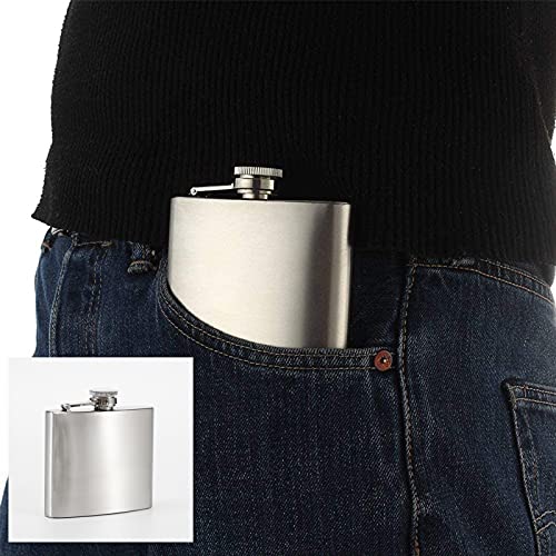 Draagbare Pocket Whiskey,2 stuks Whiskey Pocket Flask, RVS Flagon, voor Wandelen, Jacht, Kamperen, Klimmen Camping… - Image 8