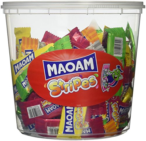 Haribo Maoam Stripes, Dose, 150 Stück, 1050g Cover