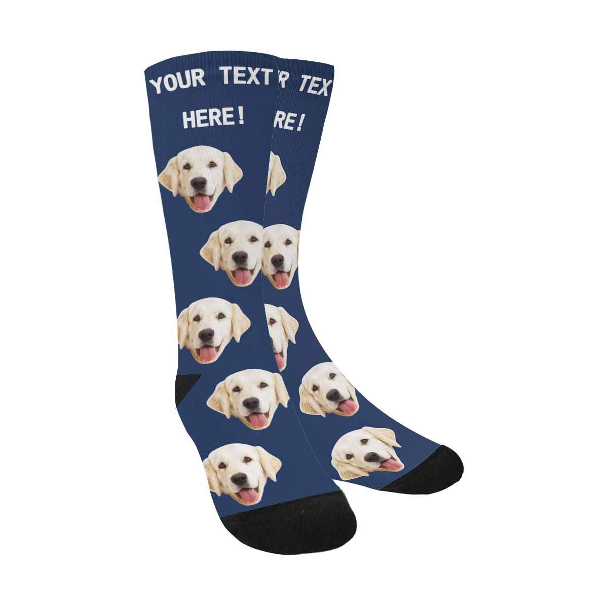 MyPupSocks Paws and Bones Blue