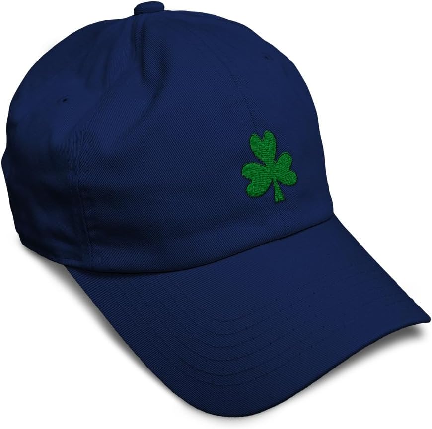 Soft Baseball Hat Embroidered Dad Hat Shamrock St Patrick's Ireland Men & Ladies Baseball Cap Cotton