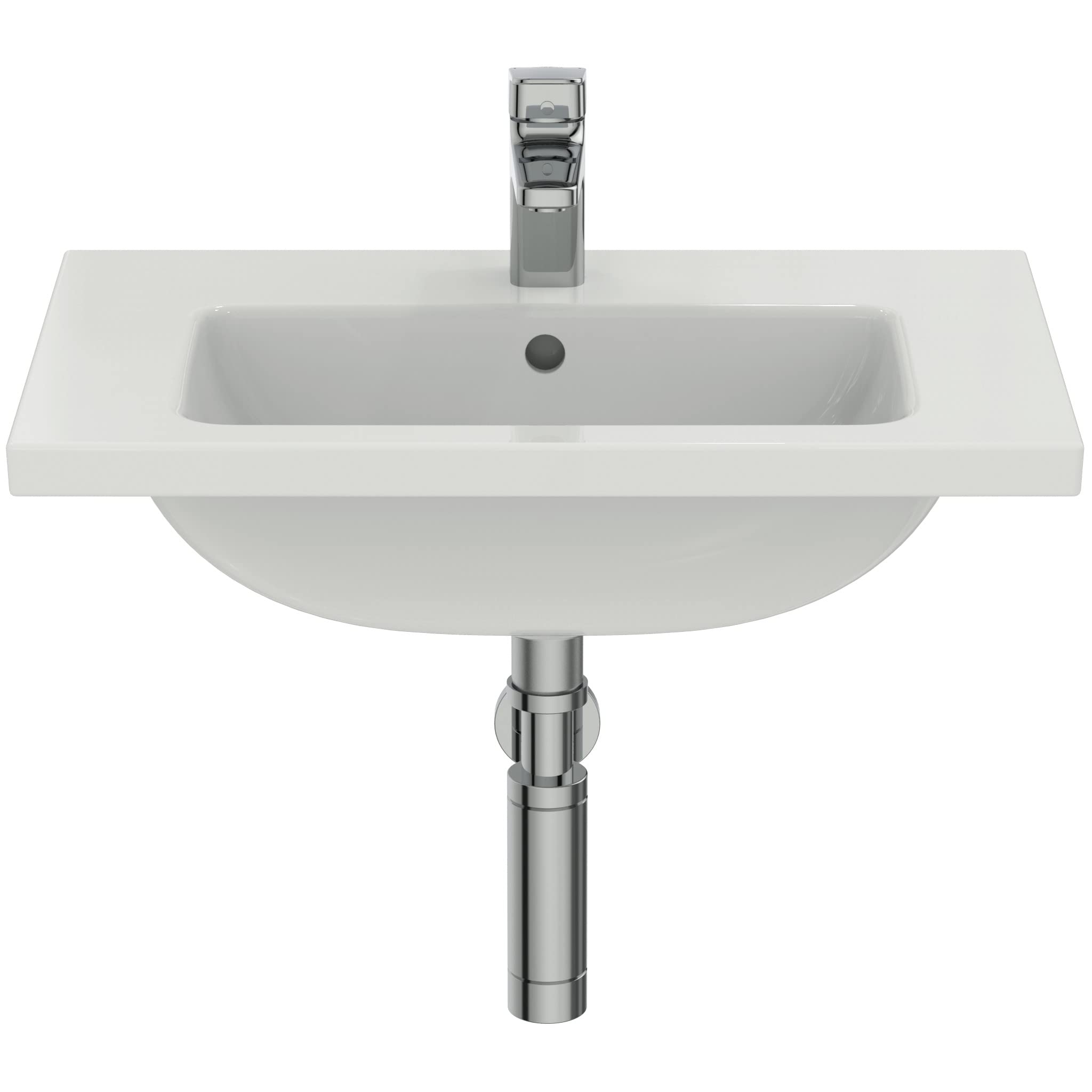 Vasque profondeur réduite 60 cm Ideal Standard i.life S blanc T459001