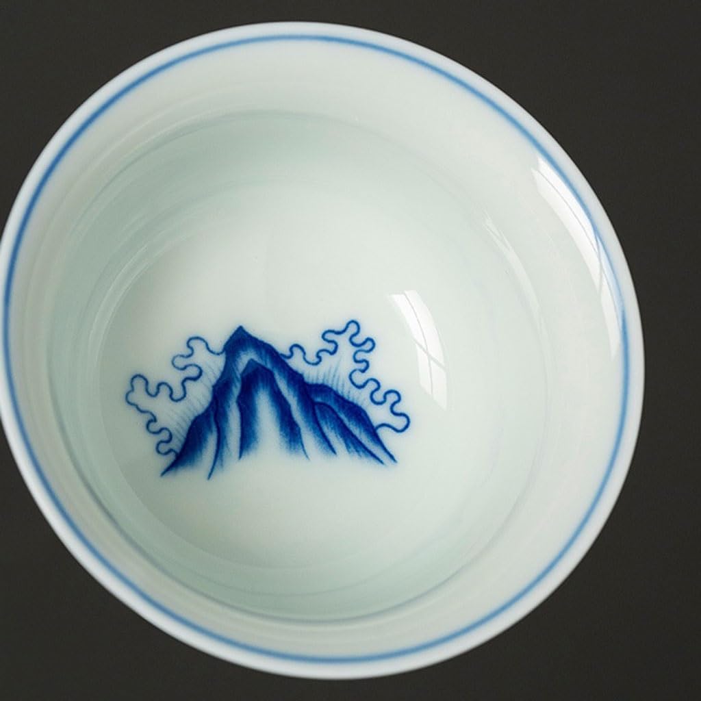 GSOUL Kungfu Tea cup Home Host Cup Chinese Ceramic Personal Tea Afternoon Party Office Small Tea Cups