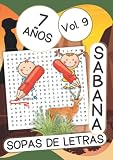 Sopas de Letras para Niños de 7 Años de los Animales de la Sabana Africana | Volumen #9: ¡Encuentra los 50 nombres diferentes de las especies escondidos! (Resultados al final)