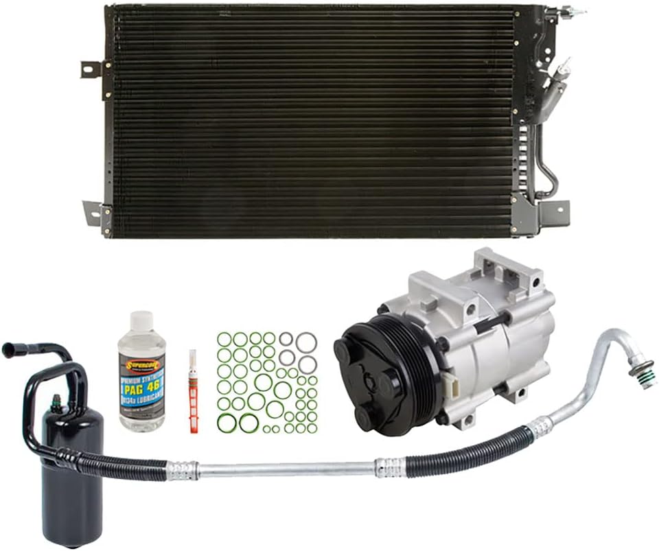 A/C Kit w/AC Compressor Condenser & Drier For Ford Taurus & Mercury Sable 2002 2003 2004 2005 2006 2007 - BuyAutoParts 60-89475CK New