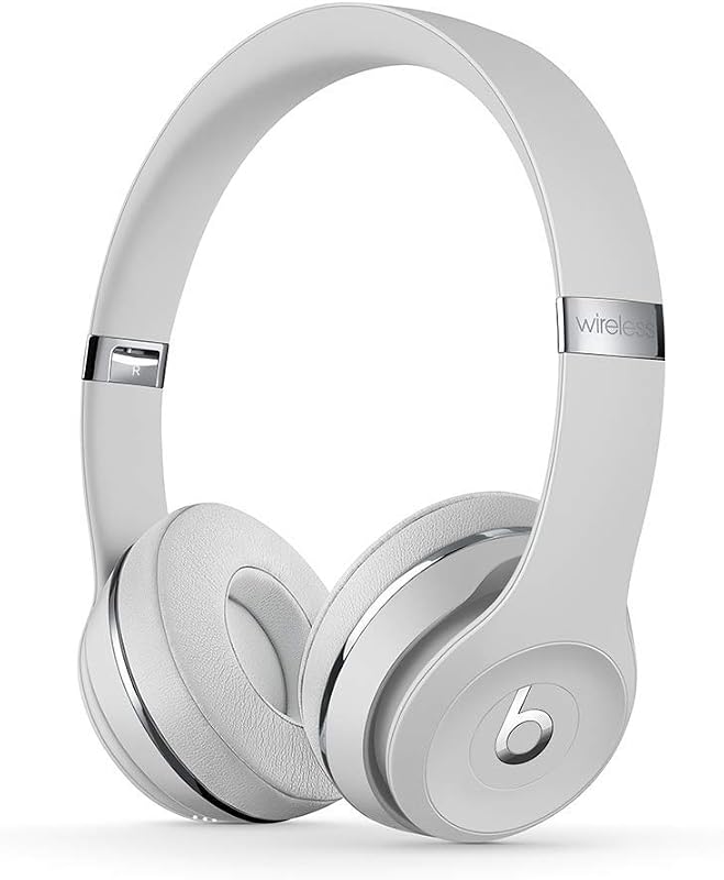 Auriculares internos inalámbricos Solo3 - Chip de auriculares Apple W1, Bluetooth de clase 1, 40 horas de tiempo de escucha, micrófono incorporado - plata satinada (último modelo)