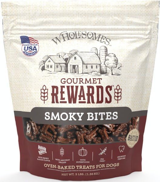 Wholesomes Gourmet Rewards Dog Treats (Smoky Bites / 3 lb