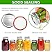EWPJDK 56PCS Canning Lids with Rings For Mason Regular Mouth, Jars Lids With Rings/Bands Mason Jars For Canning Food Fruits DIY Food Grade Material(70mm, 28Lids + 28Rings for Regular Mouth Jar)