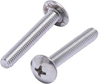 Bolt Dropper #10-32 X 1-1/4" Stainless Phillips Truss Head Machine Screw, (25pc), Fine Thread, 18-8 (304) Stainless Steel, by Bolt Dropper