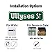 Decorative Tin Sign 16 * 4 Inch - Ullyses St Street Design - Suitable for Garage, Bedroom, Outdoor Porch | Street Signs, Bedroom Accessories for Men, Garage Decor