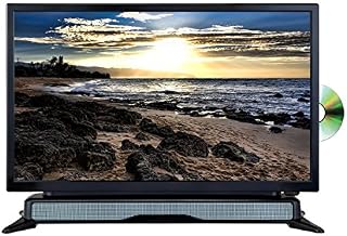 AXESS TVD1804-24 24” HD TV/DVD Combo with External Soundbar Speaker, SD Card, AC/DC