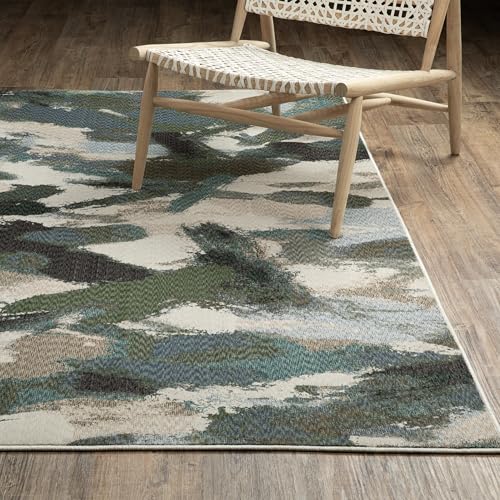 Tapete Oriental Weavers Tisdell 7'10" x 11'2" Azul/Verde