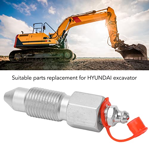 Válvula de graxa de escavadeira de aço inoxidável forte resistência padrão válvula de ajuste de grax