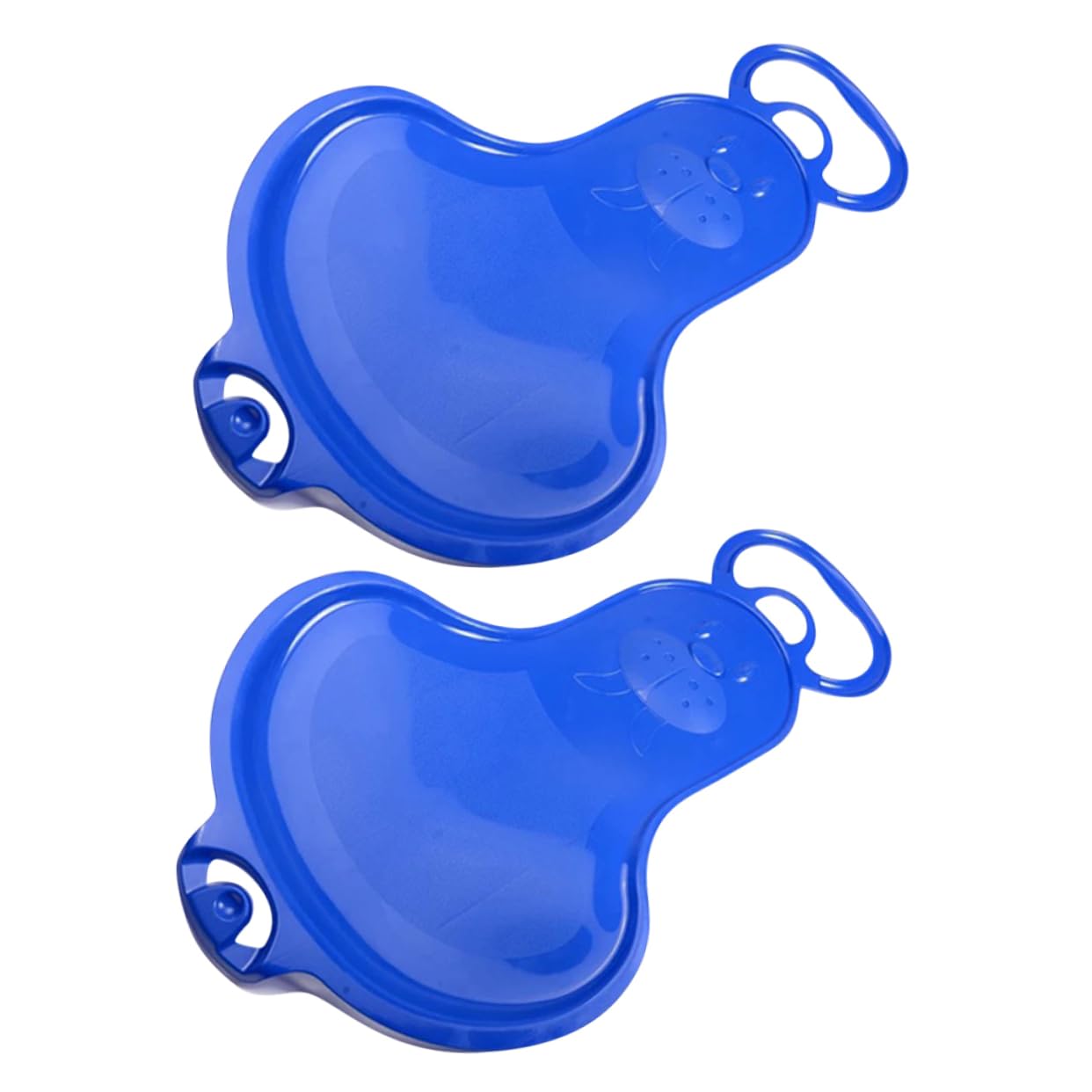 Parliky Grass Skiing Board Set for Family Fun Plastic Sled Hdpe Material Random Color