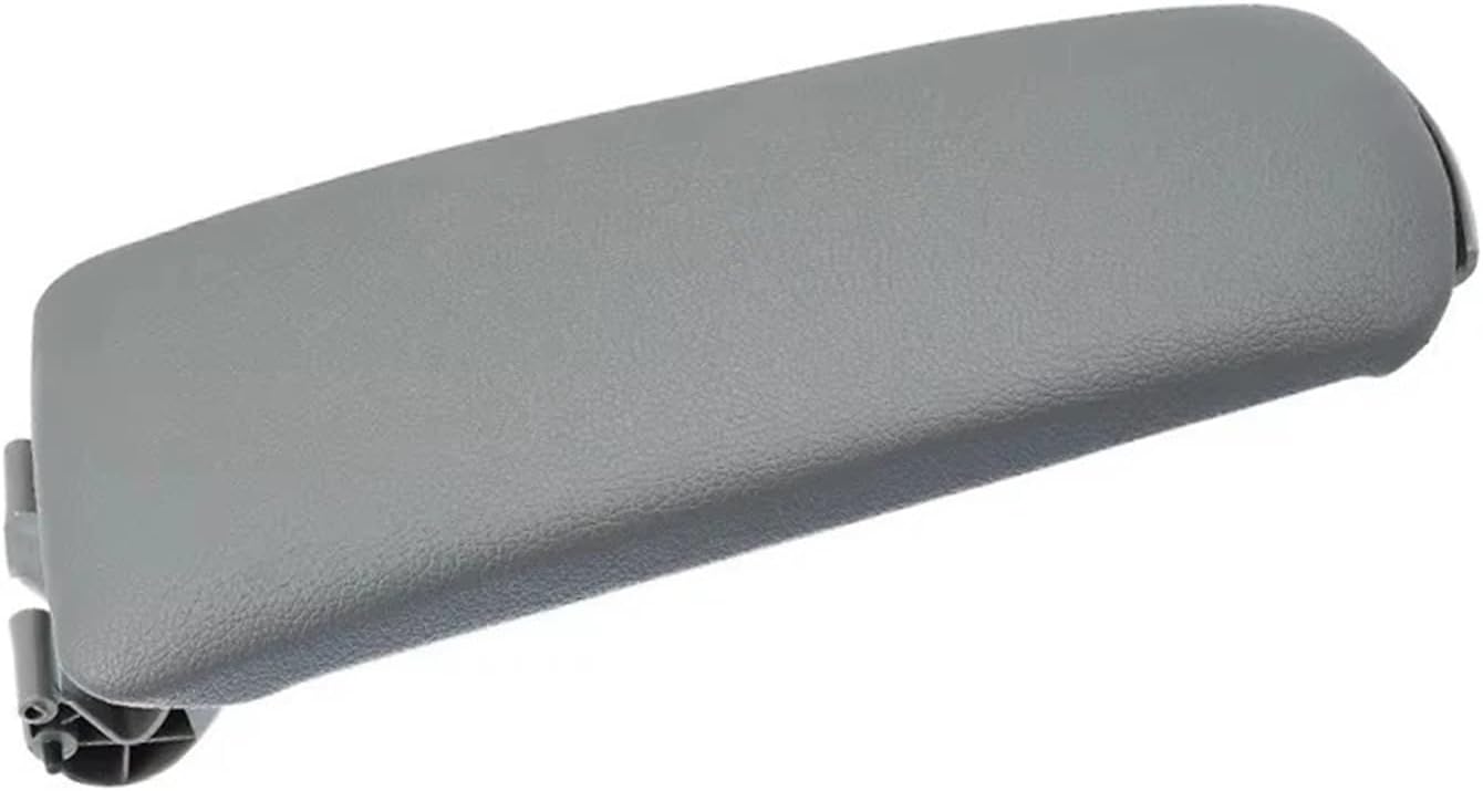 8E0864245E Black Cloth Center Console Armrest Cover Lid,Compatible for Audi A4 B6 B7 2001-2008 4-Door Armrest Cover Lid New(Gray)