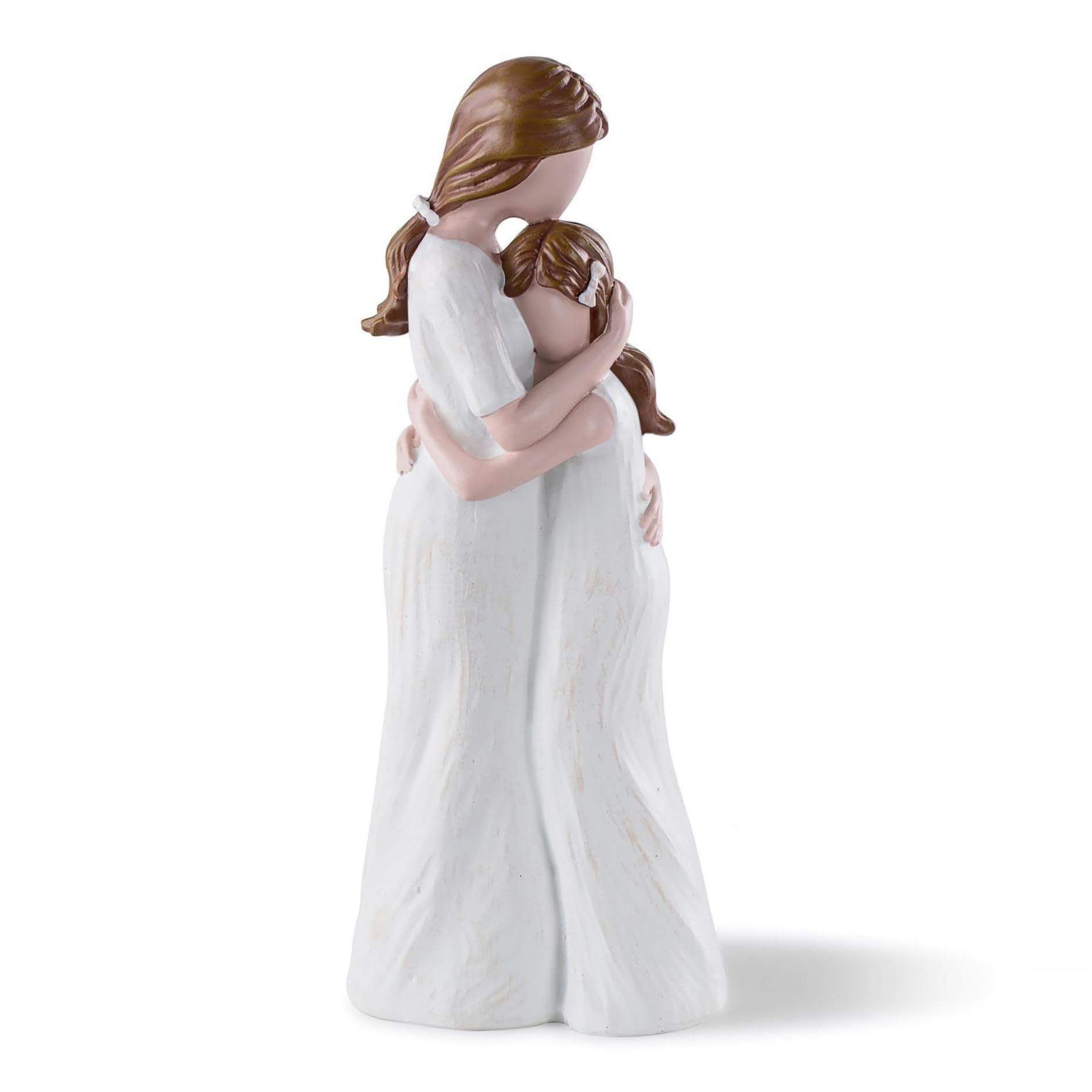Figurine maman et fille en résine célébrant l'amour fusionnel d'une vie