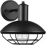 Globe Electric 44569 Sutton Sconce, Matte Black and White