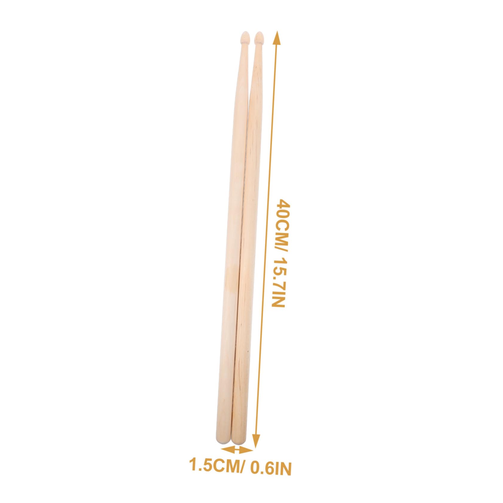 Cabilock 6 paia Bacchette per Batteria in Legno d Acero per Jazz e Percussioni di Bacchette per Batteria Adulti e Principianti con Impugnatura Confortevole Accessori Versatili per