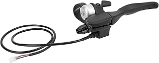 Eulbevoli Brake Level with Bell, Scooter Brake Level High-hardness Aluminum Alloy with Manual Bell for Pull-wire Brake Scooters