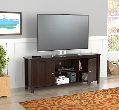 Inval Wood 60" Tv Stand In Espresso-Wengue #TOP1