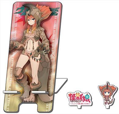 Amazon ウルトラ怪獣擬人化計画 アギラ 怪獣娘 キャスター スマホスタンド アニメ 萌えグッズ 通販