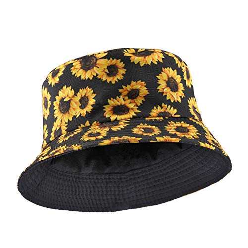 Summer Travel Bucket Beach Sun Hat Visor Outdoor Cap For Men Women Sunflower #TOP3