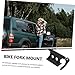 POPETPOP Fork Mount Bike Block Quick Release Bike Tool for Front Rack Car Mounted